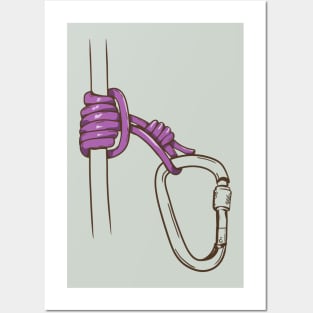 Prusik Knot Climbing Rope Posters and Art